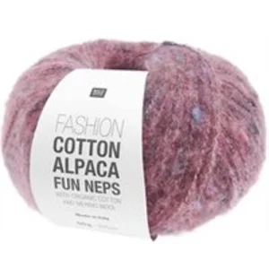 Pelote de coton, mérino et alpaga FASHION COTTON ALPACA FUN NEPS -(...... pas cher