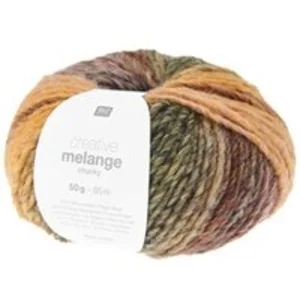 Pelote de laine à tricoter CREATIVE MELANGE CHUNKY -(...) - 082 Dark B... pas cher