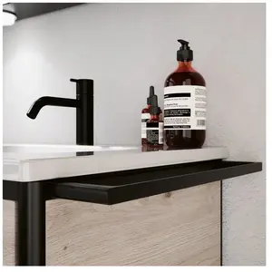 Burgbad Vry Barre porte-serviette de toilette, HHAS001, pas cher