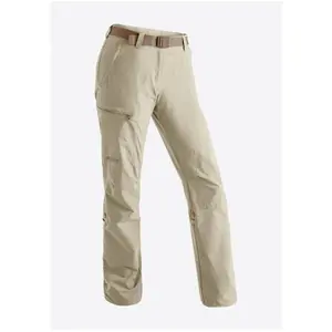 Maier Sports Lulaka Pant - Pantalon randonnée femme Brown Rice 46 - Regular pas cher