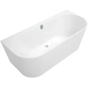 Villeroy & Boch Somera Baignoire semi-îlot avec tablier, UBQ180SOM9CS00V-01, pas cher