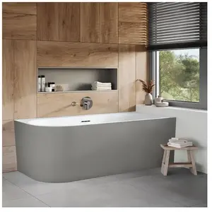 Villeroy & Boch Embrace Baignoire d’angle, avec habillage, UBA170EMB9CR3SV-RW, pas cher