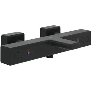 Comparateur de prix : Villeroy & Boch Mitigeur bain douche thermostatique  Universal carré Matt Black TU