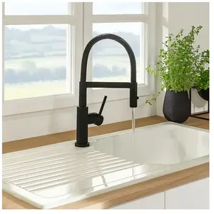 Comparateur de prix : Villeroy & Boch Steel Expert Compact Window Mitigeur de cuisine pivotant, à installer sous une fenêtre, 92990006,