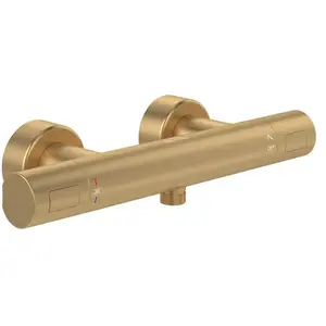 Comparateur de prix : Mitigeur douche thermostatique  Universal rond Or brossé Villeroy & Boch