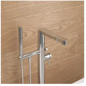 Villeroy & Boch Embrace Mitigeur de baignoire monocommande, sur pied, TVT10800300061, pas cher