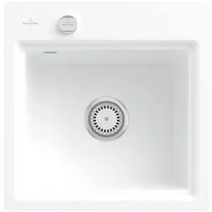 Villeroy & Boch Subway Style 50 S Flat Évier de cuisine, 335A2FR1HL1, pas cher