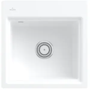 Villeroy & Boch Subway Style 50 S Flat Évier de cuisine, 335A1FRWHL1, pas cher