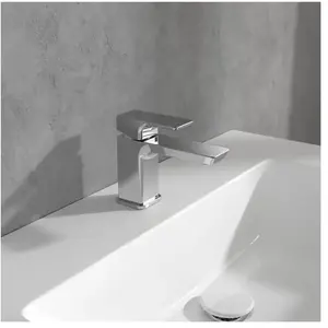 Mitigeur lavabo compact villeroy et boch Subway 3.0 sans tirette Chrome pas cher
