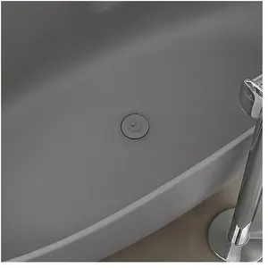 Villeroy & Boch ViFlow Garniture de vidage avec système de trop-plein set complet, U9095303S,