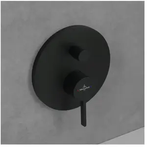 Mitigeur mécanique encastré avec inverseur villeroy et boch Dawn Matt Black pas cher