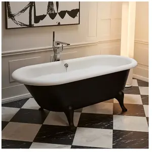 Villeroy & Boch Hommage Baignoire en îlot, ovale, UBQ180HOM7WR7V-RW,