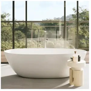 Villeroy & Boch Antao Baignoire en îlot, ovale, UBQ170TAO7V-01, pas cher