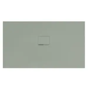 V&B Bac à douche Squaro Infinity 140x80x4cm, gris mat, uni encastrable pas cher
