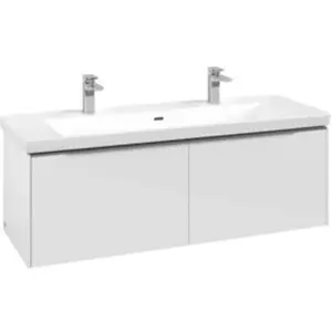 Comparateur de prix : V&B Meuble sous-lavabo Subway 3.0 127,2x42,9x47,8cm, avec LE/Gr AL g, Bri blanc