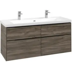 Comparateur de prix : Villeroy & Boch Subway 3.0 Meuble sous-vasque, 4 tiroirs, C60201RK,