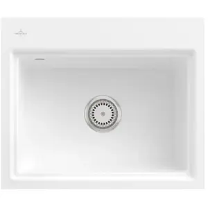 Villeroy & Boch Subway Style 60 S Flat Évier de cuisine, 33661FKGHL123... pas cher