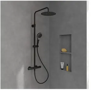 Villeroy & Boch Verve Showers Colonne de douche, Mitigeur thermostatiq...