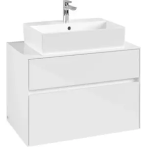 Villeroy & Boch Collaro Meuble sous-vasque, 2 tiroirs, C12400DH, pas cher
