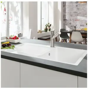 Villeroy & Boch Siluet 50 Flat Évier de cuisine, 33351FRWHL1, pas cher