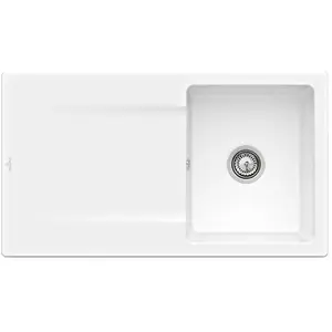 Villeroy & Boch Siluet 50 Flat Évier de cuisine, 33351FRWHL12, pas cher