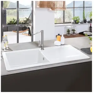 Villeroy & Boch Siluet 50 Évier de cuisine, 333501R1HL2, pas cher