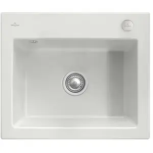 Villeroy & Boch Subway 60 S Évier de cuisine, 330902SMHL13, pas cher