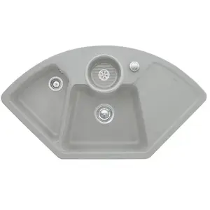 Villeroy & Boch Solo Eck Évier de cuisine, 670802KDHL12, pas cher
