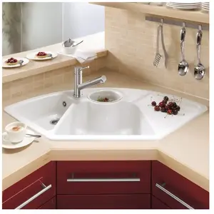 Villeroy & Boch Solo Eck Évier de cuisine, 670801R1HL1, pas cher