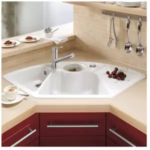 Villeroy & Boch Solo Eck Évier de cuisine, 670801R1HL12, pas cher