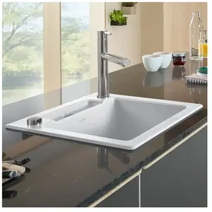 Villeroy & Boch Siluet 50 S Évier de cuisine, 334502RWHL12, pas cher