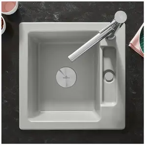 Villeroy & Boch Siluet 50 S Évier de cuisine, 334501SMHL1, pas cher