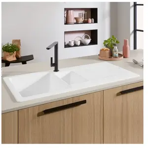 Villeroy & Boch Siluet 60 R Évier de cuisine, 333701RWHL2, pas cher