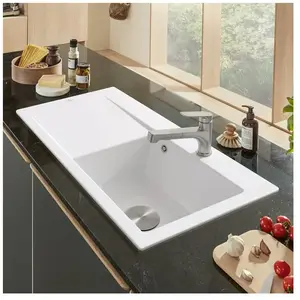 Villeroy & Boch Subway Style 50 Évier de cuisine, 335101RWHL2, pas cher