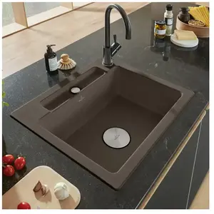 Villeroy & Boch Siluet 60 S Évier de cuisine, 334601TRHL2, pas cher