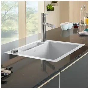Villeroy & Boch Siluet 50 S Flat Évier de cuisine, 33452FKGHL12, pas cher