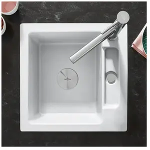 Villeroy & Boch Siluet 50 S Flat Évier de cuisine, 33451FRWHL1, pas cher