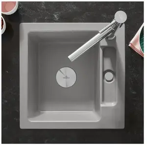 Villeroy & Boch Siluet 50 S Flat Évier de cuisine, 33451FKDHL1, pas cher