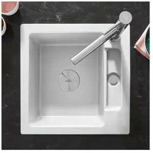 Villeroy & Boch Siluet 50 S Flat Évier de cuisine, 33451FKGHL1, pas cher