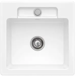 Villeroy & Boch Siluet 50 S Flat Évier de cuisine, 33451FKGHL12, pas cher