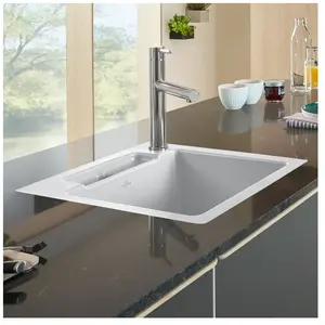 Villeroy & Boch Siluet 50 S Flat Évier de cuisine, 33451FKGHL2, pas cher