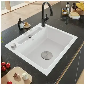 Villeroy & Boch Siluet 60 S Flat Évier de cuisine, 33462FR1HL12, pas cher