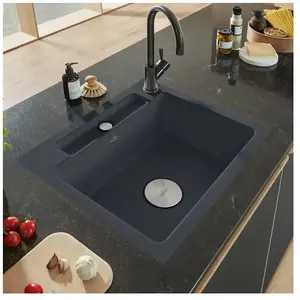 Villeroy & Boch Siluet 60 S Flat Évier de cuisine, 33461FI4HL2, pas cher