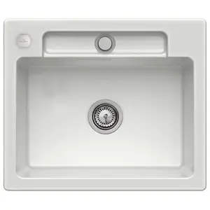 Villeroy & Boch Siluet 60 S Évier de cuisine, 334602SMHL2, pas cher