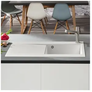 Villeroy & Boch Subway Style 50 Évier de cuisine, 335101SMHL4, pas cher