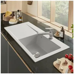 Villeroy & Boch Subway Style 50 Évier de cuisine, 335101SMHL2, pas cher