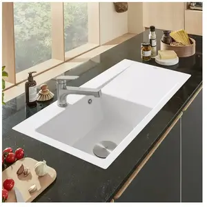 Villeroy & Boch Subway Style 50 Flat Évier de cuisine, 33521FRWHL2, pas cher