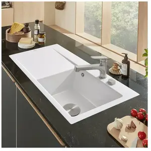 Villeroy & Boch Subway Style 50 Flat Évier de cuisine, 33512FKGHL23, pas cher