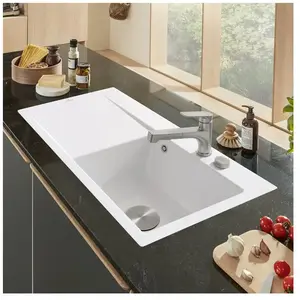 Villeroy & Boch Subway Style 50 Flat Évier de cuisine, 33512FRWHL23, pas cher