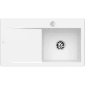 Villeroy & Boch Subway Style 50 Flat Évier de cuisine, 33512FRWHL134, pas cher